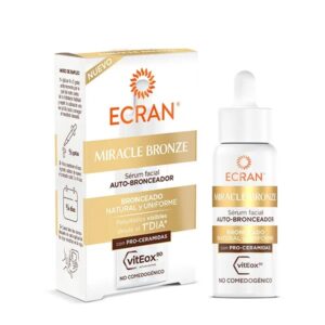 ECRAN SUNNIQUE FACIAL SERUM AUTO-BRONC 30 ML C/6 UDS