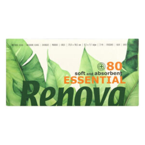 PAÑUELOS PAPEL RENOVA CAJA 80 UDS. C/24UDS