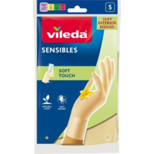 VILEDA GUANTES SENSIBLES AROMA VAINILLAT/S C/ 12 UDS