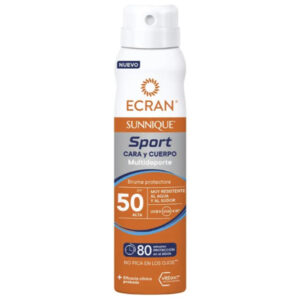 ECRAN SUNNIQUE SPORT SPRAY METAL F 50 75 ML C/ 12 UDS