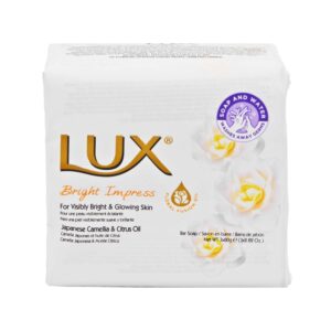 JABON MANOS LUX CAMELIA JAPONESA Y ACEITE CITRI.PAQ 3UD 80GR C/16